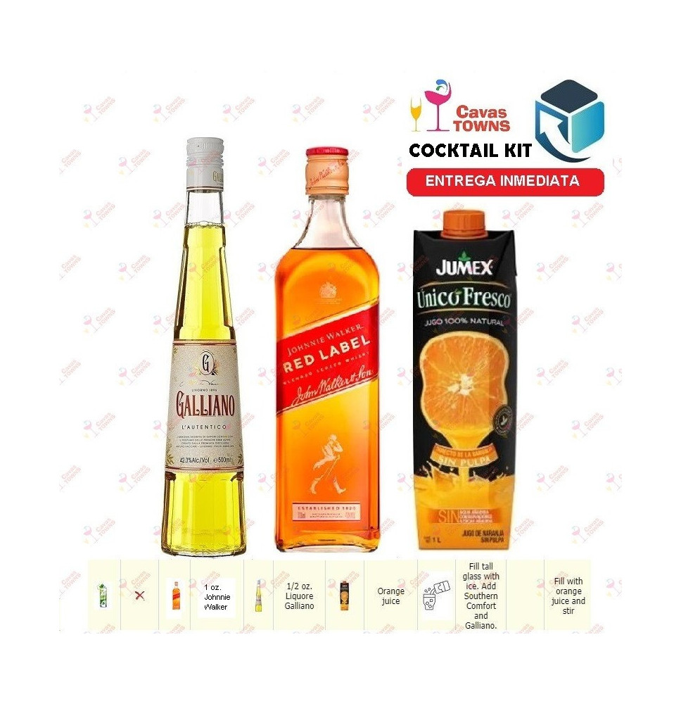 Johnnie Walker Cocktail Kit Comfort Wallbanger Receta Recipe - Cavas Towns Johnnie Walker Cocktail Kit Comfort Wallbanger Receta Recipe - Cavas Towns