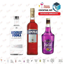 Vodka Absolut Cocktail Kit Bellagio Receta Recipe - Cavas Towns