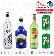 Vodka Zebratoff Cocktail Kit Electric Lemonade Receta Recipe - Cavas Towns