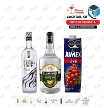Vodka Zebratoff Cocktail Kit Grape Quencher Receta Recipe - Cavas Towns