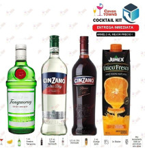 Ginebra Tanqueray Cocktail Kit Bronx Receta Recipe - Cavas Towns