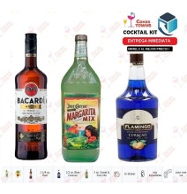 Ron Bacardi Cocktail Kit Blue Passion Receta Recipe - Cavas Towns