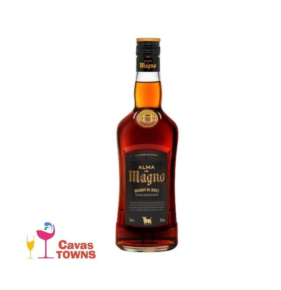 Brandy Alma De Magno Solera Gran Reserva 700 ml - Cavas Towns Brandy Alma De Magno Solera Gran Reserva 700 ml - Cavas Towns