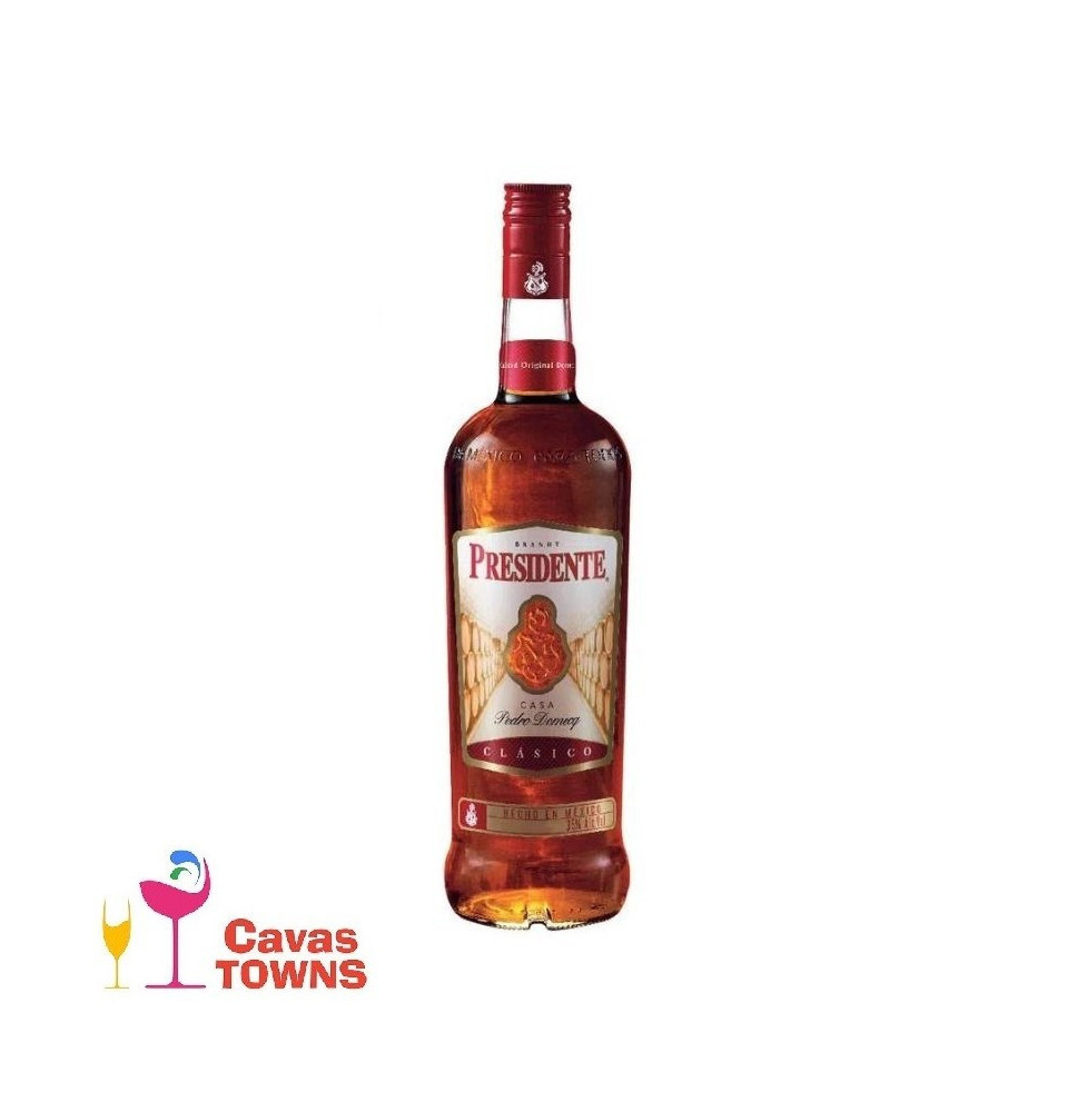 Brandy Presidente Clasico 700 ml - Cavas Towns Brandy Presidente Clasico 700 ml - Cavas Towns