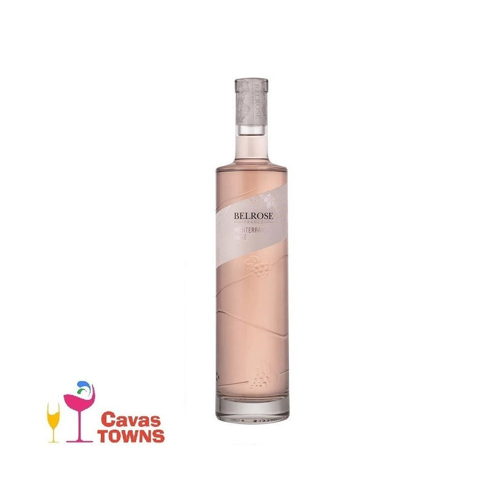 Vino Rosado Belrose Francés IGP Mediterranee 750 ml - Cavas Towns