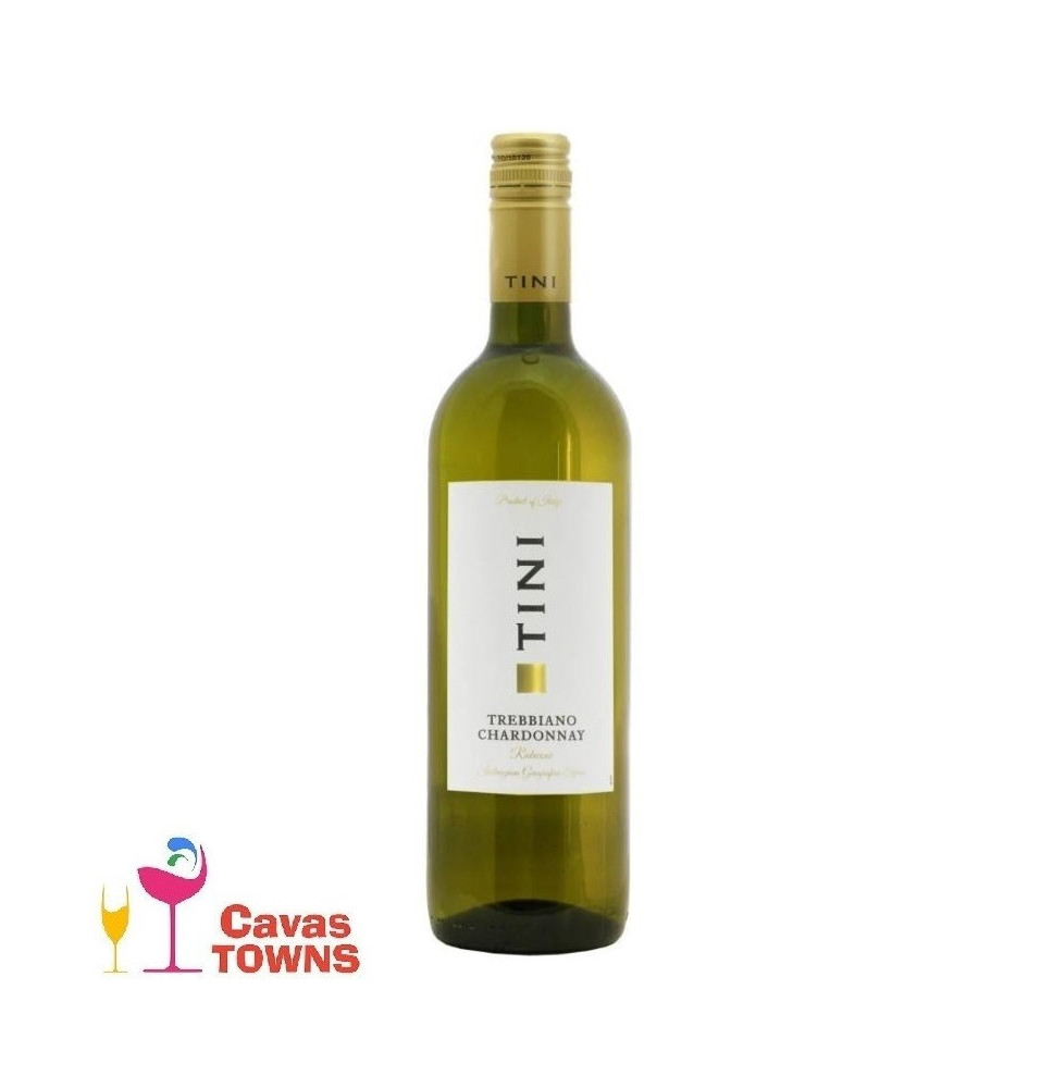 Vino Blanco Tini Chardonnay Trebbiano 750 ml - Cavas Towns Vino Blanco Tini Chardonnay Trebbiano 750 ml - Cavas Towns