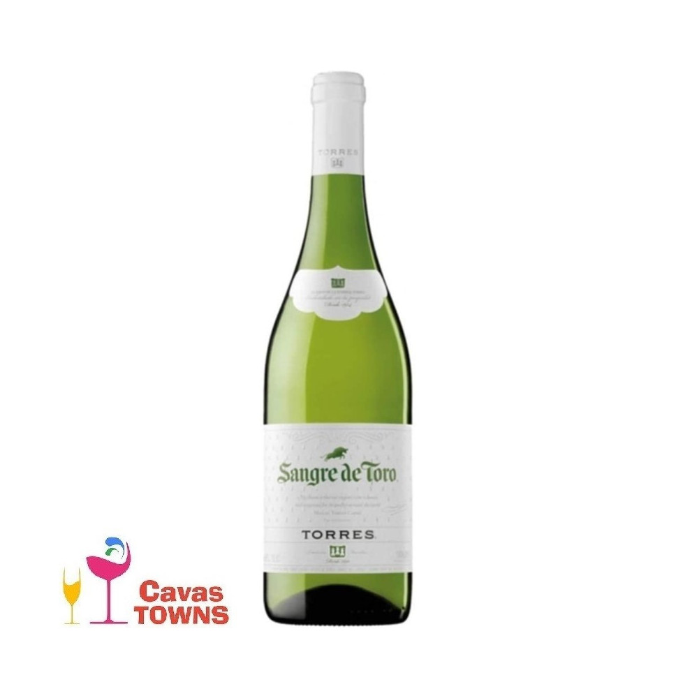 Vino Blanco Sangre de Toro Clasico Botella de 750 ml - Cavas Towns