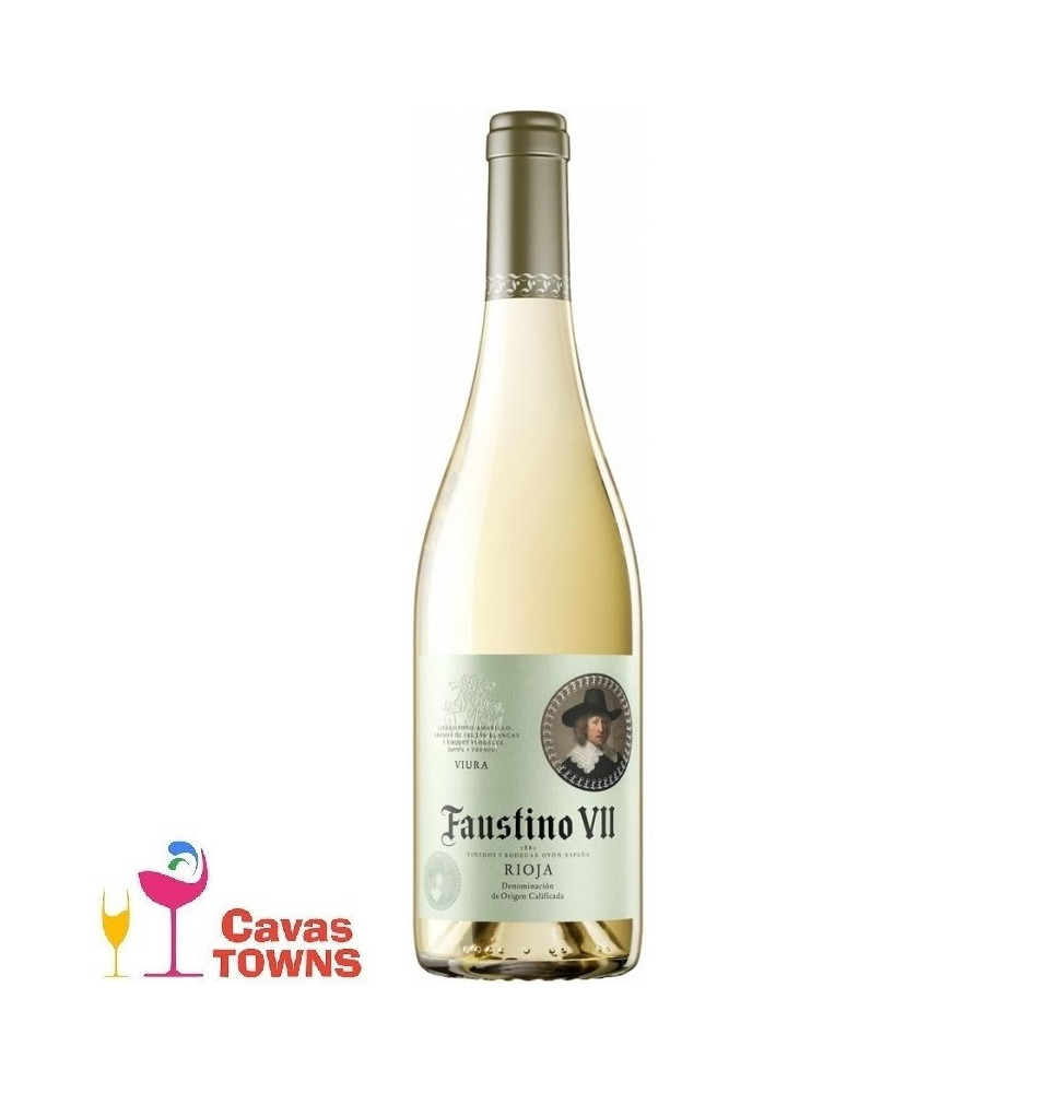 Vino Blanco Faustino VII Viura 750 ml - Cavas Towns