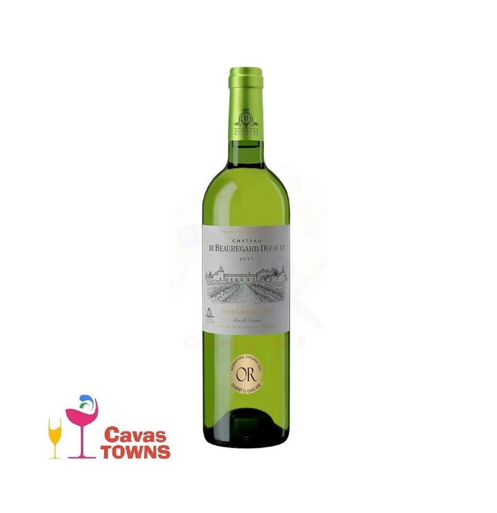 Vino Blanco Chateau De Beauregard Ducourt Francia Sauvignon Blanc/Semillon 750 ml - Cavas Towns