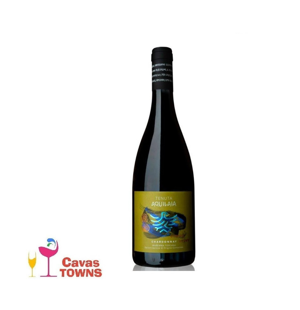 Vino Blanco Italiano Tenuta Aquilaia Chardonnay 750 ml - Cavas Towns Vino Blanco Italiano Tenuta Aquilaia Chardonnay 750 ml - Cavas Towns