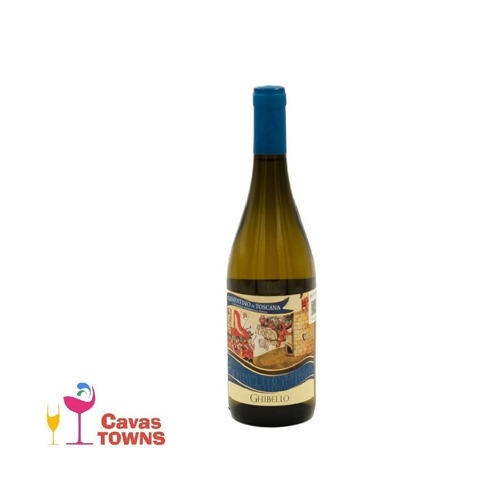 Vino Blanco Ghibello Uggiano Vermentino 750 ml - Cavas Towns
