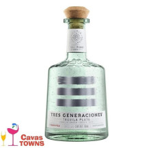 Tequila Tres Generaciones Plata 750 ml - Cavas Towns