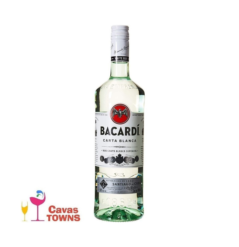 Ron Bacardi Carta Blanca 750 ml - Cavas Towns