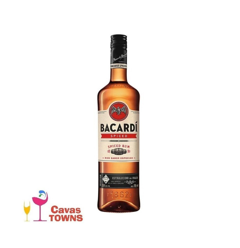 Ron Bacardi Spiced 750 ml - Cavas Towns