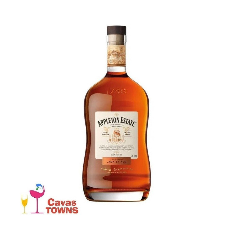 Ron Appleton Estate 8 años Reserva 750 ml - Cavas Towns Ron Appleton Estate 8 años Reserva 750 ml - Cavas Towns