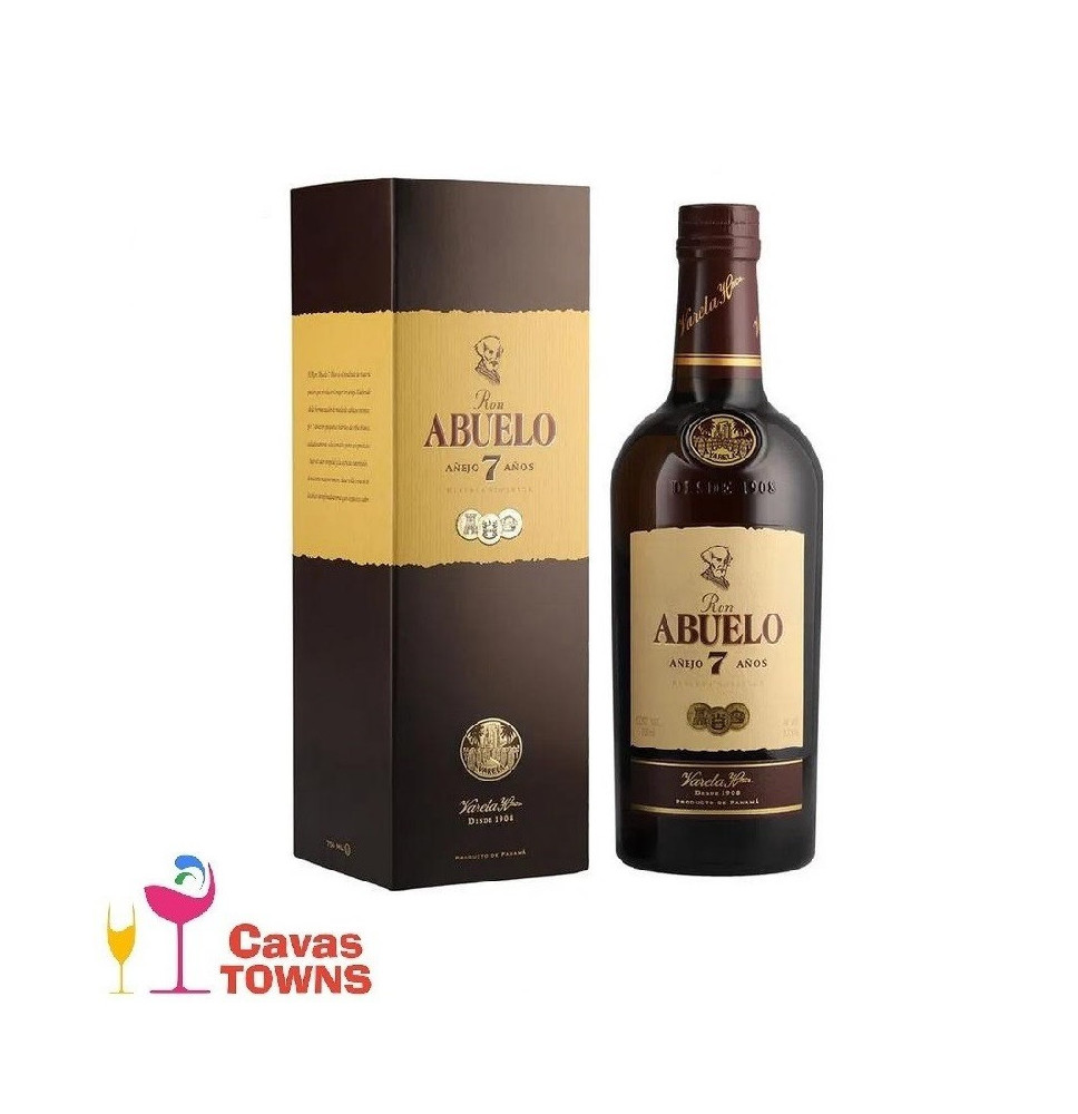 Ron Abuelo Añejo 7 Años 750 ml - Cavas Towns