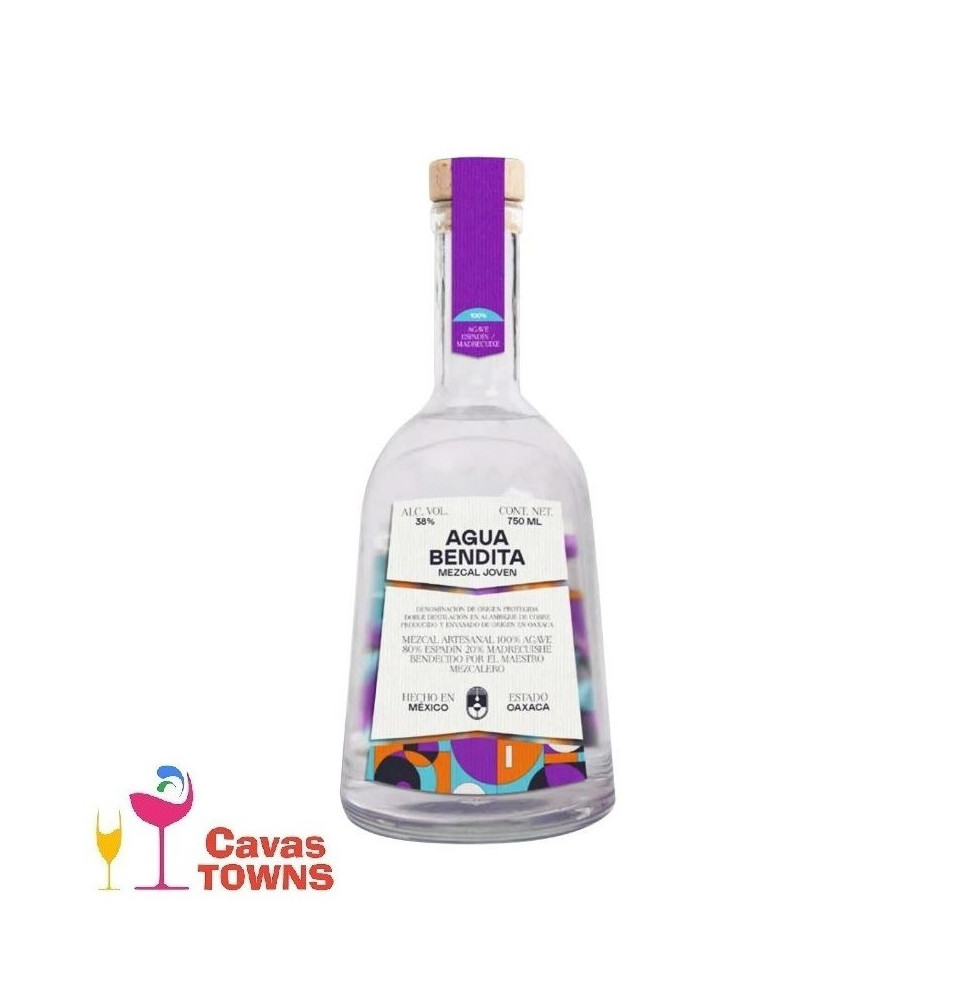 Mezcal Agua Bendita Joven 750ml - Cavas Towns