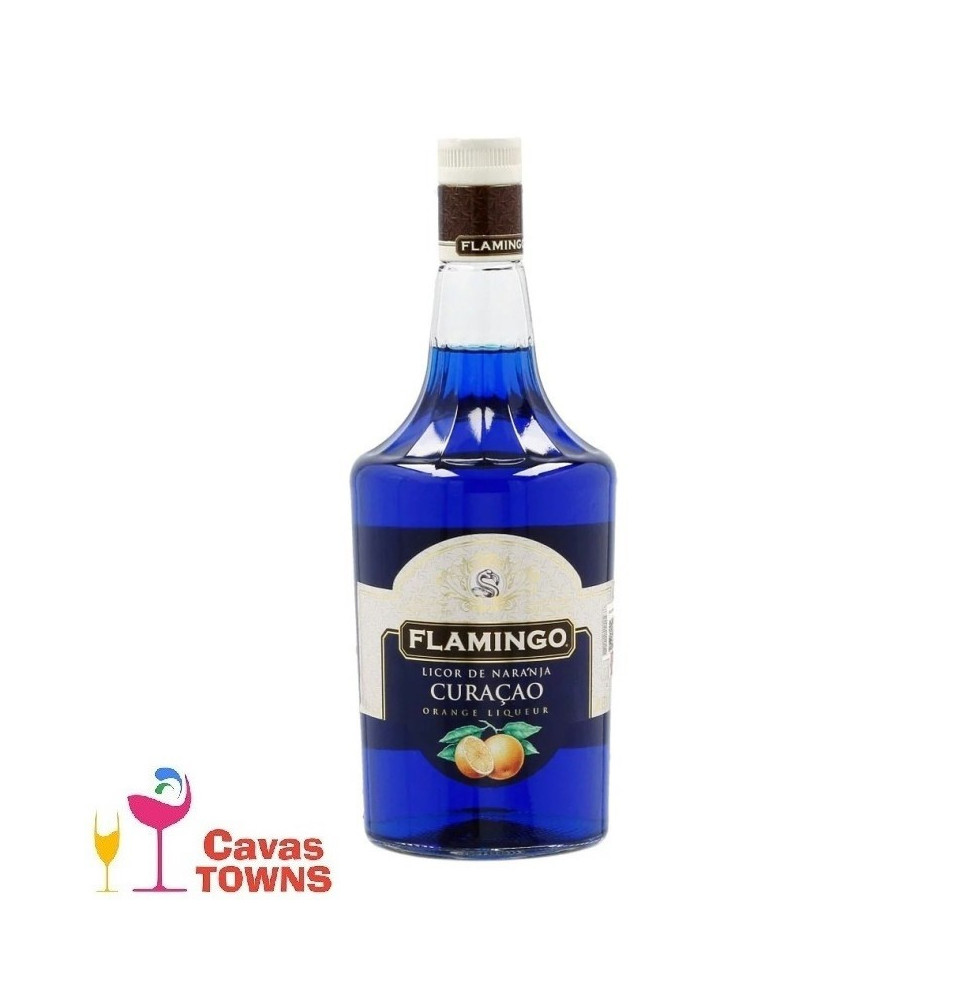 Licor De Curacao Flamingo 1000 Ml. - Cavas Towns