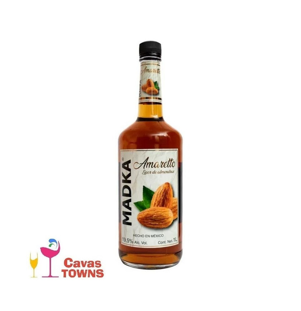 Licor Madka De Almendras Tipo Amaretto 1000 ml - Cavas Towns