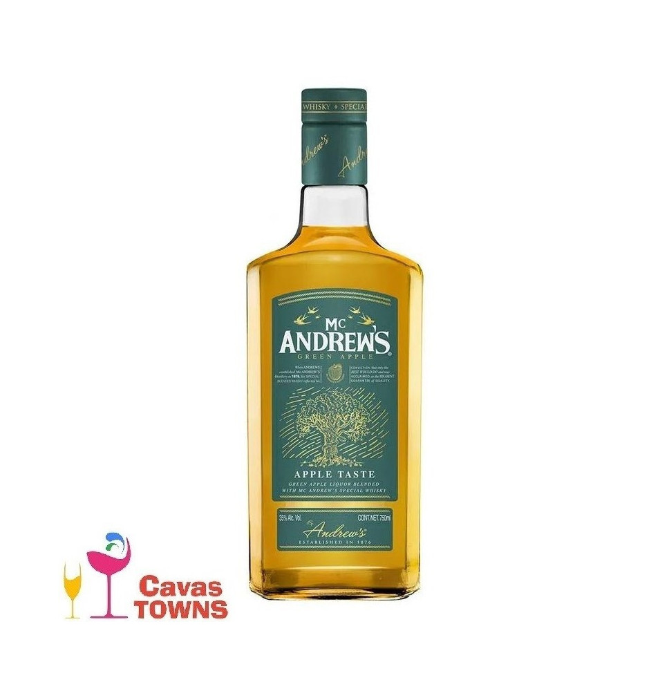 Licor Mc Andrews Green Apple 750 ml