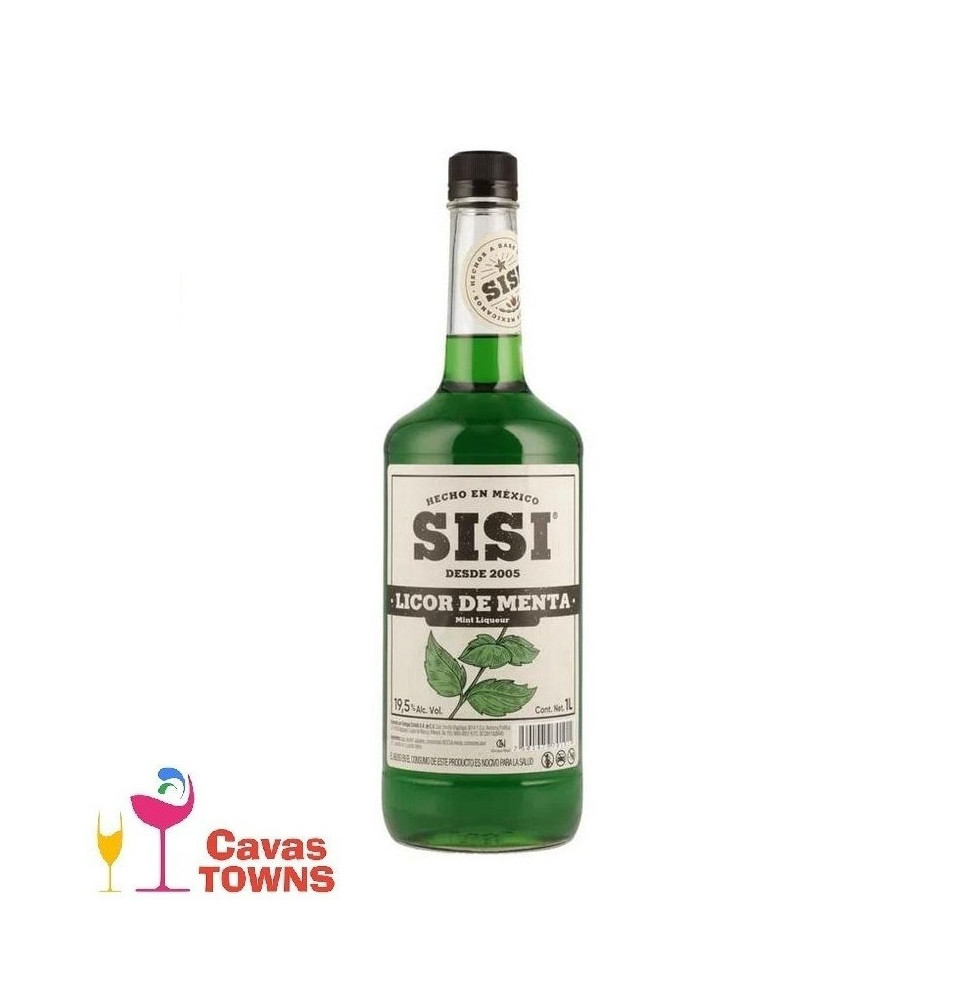 Licor Sisi de Menta 1000 ml - Cavas Towns