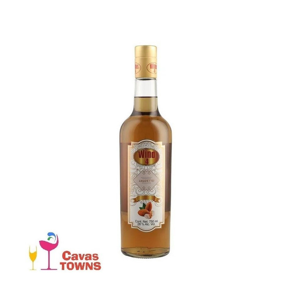 Licor Wind 4 Amaretto 750 ml - Cavas Towns
