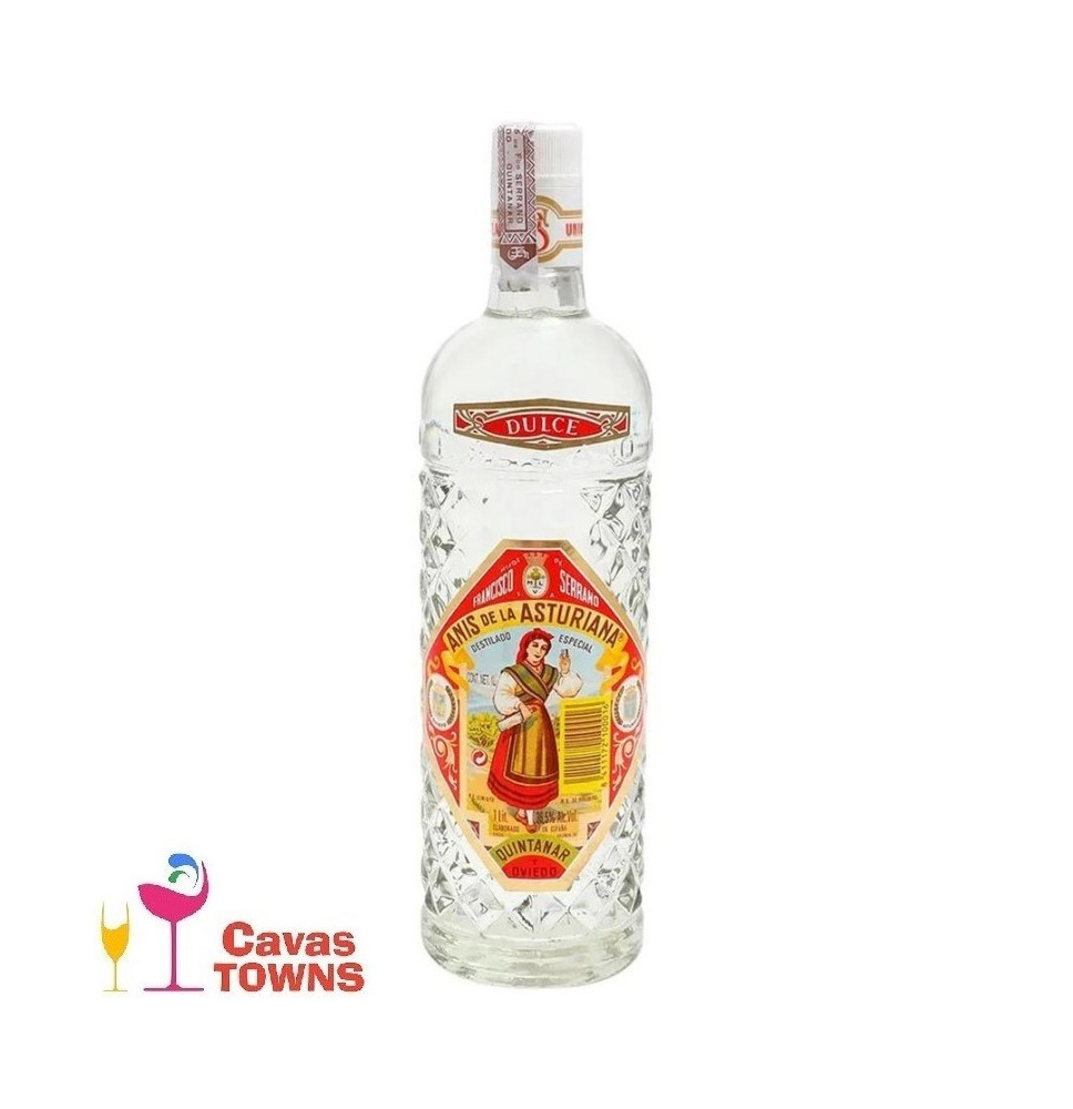 Anis Asturiana Dulce 1lt - Cavas Towns