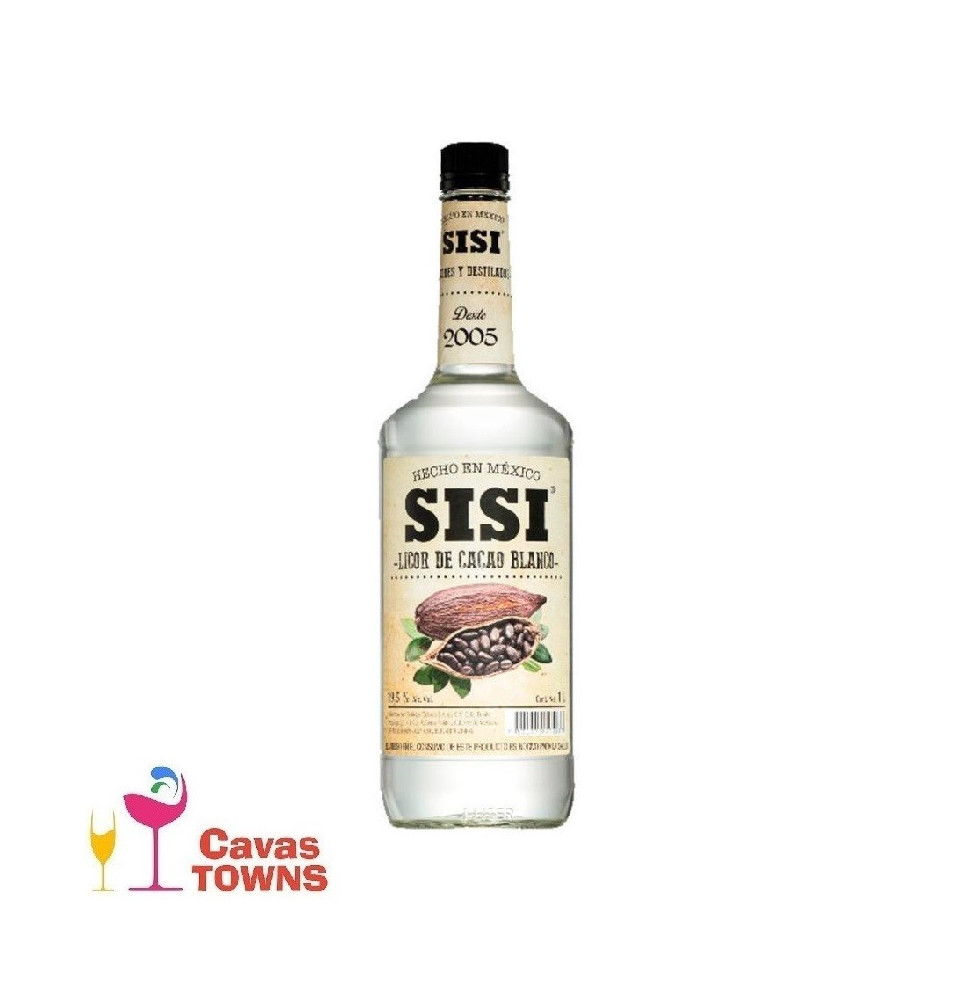Licor Sisi de Cacao Blanco 1000 ml - Cavas Towns