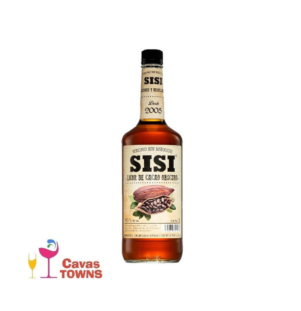 Licor Sisi de Cacao Obscuro 1000 ml - Cavas Towns