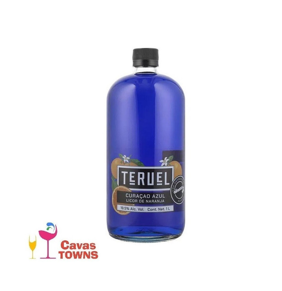 Licor Teruel De Curacao 1000 ml - Cavas Towns