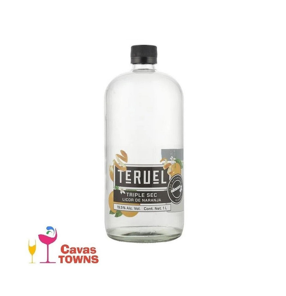 Licor Teruel Triple Sec 1000 ml - Cavas Towns