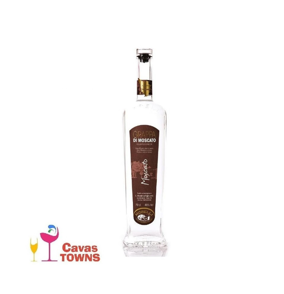 Grappa Di Moscato Morelli 700 ml - Cavas Towns
