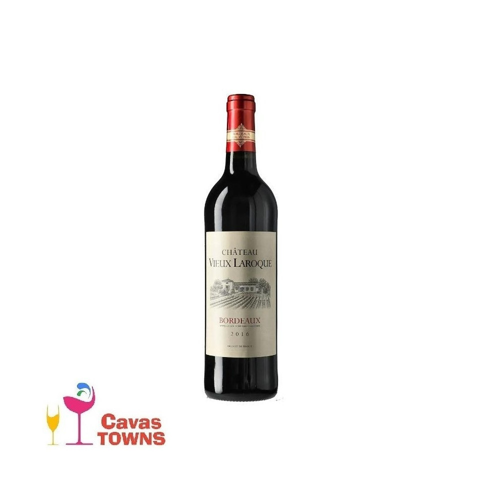 Vino Tinto Chateau Vieux Laroque Bordeaux 750 ml - Cavas Towns