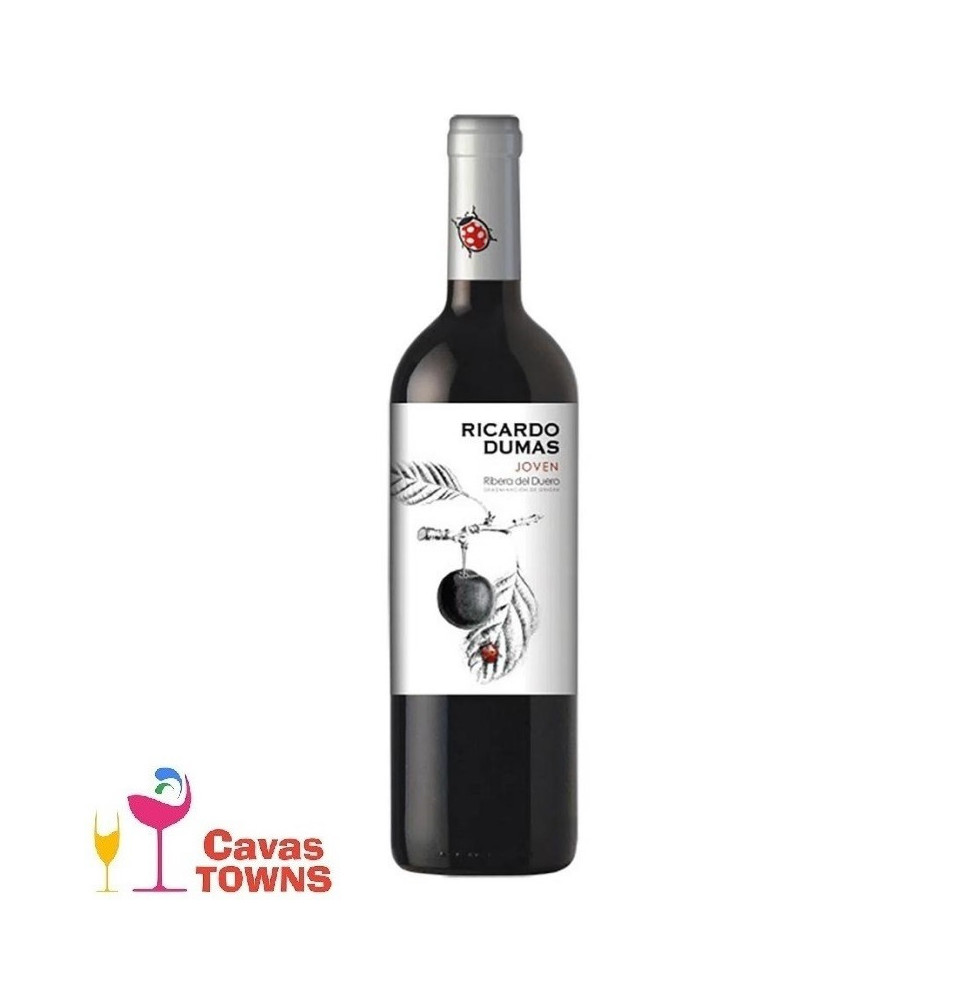 Vino Tinto Ricardo Dumas Joven Tempranillo 750 ml - Cavas Towns