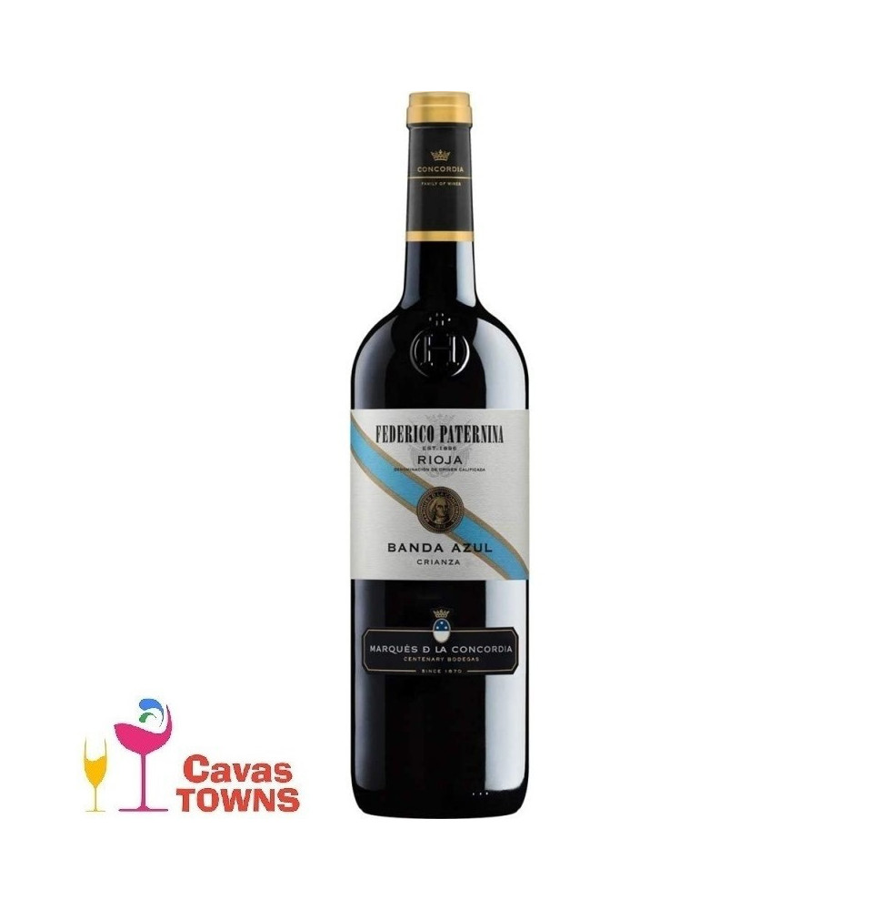 Vino Tinto Federico Paternina Banda Azul Crianza 750 ml - Cavas Towns