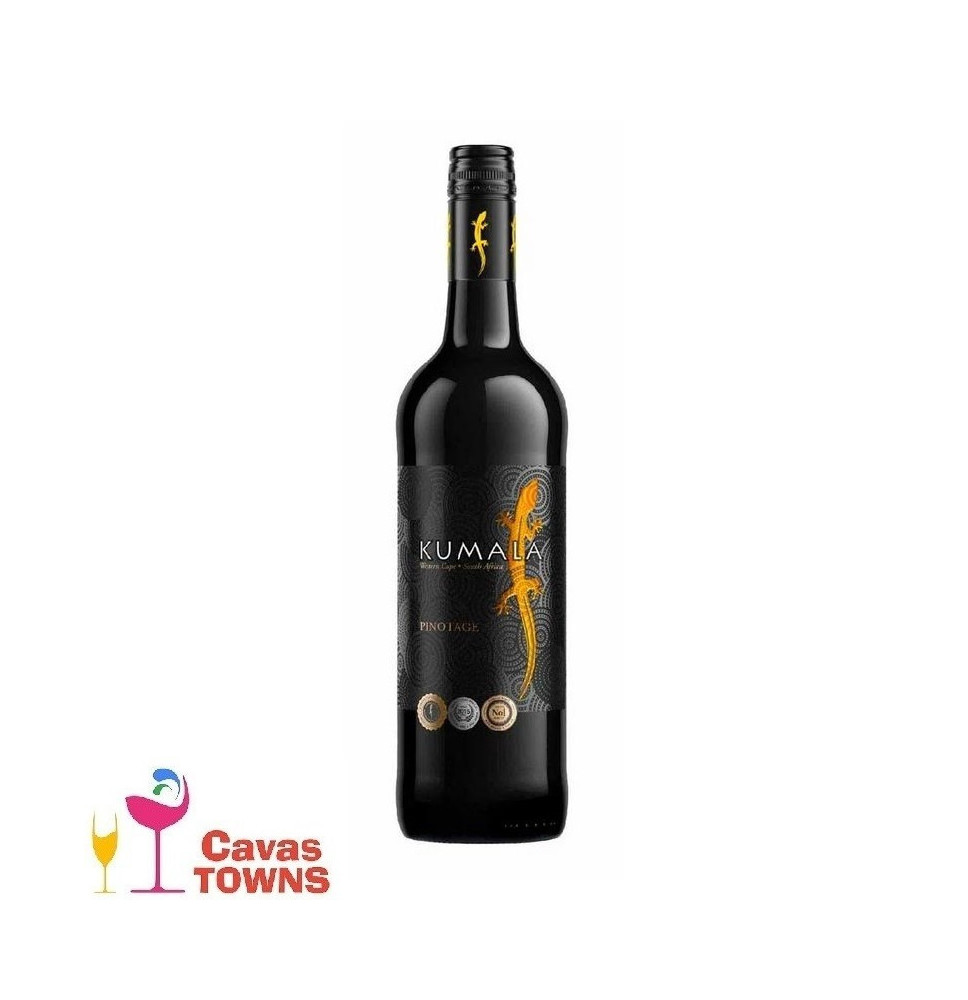 Vino Tinto Kumala Pinotage de 750ml - Cavas Towns Vino Tinto Kumala Pinotage de 750ml - Cavas Towns