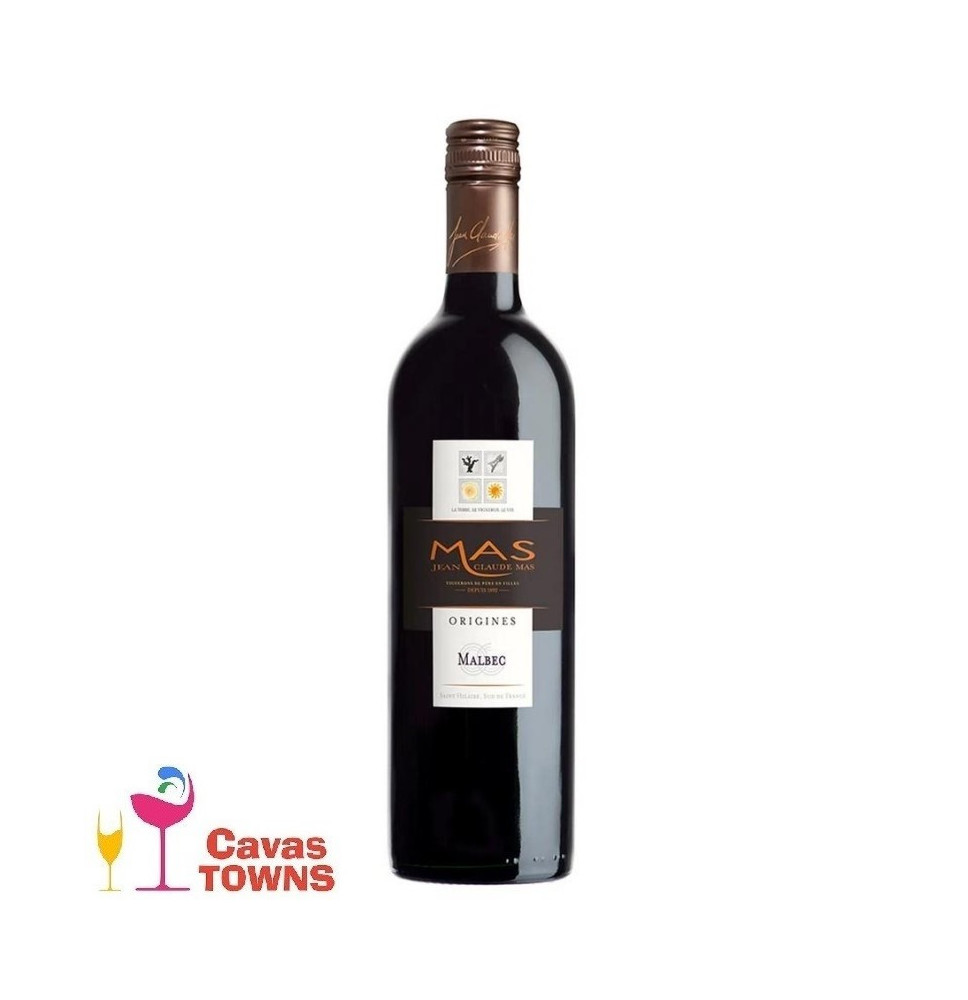 Vino Tinto Jean Claude Mas Origines Malbec 750 ml - Cavas Towns