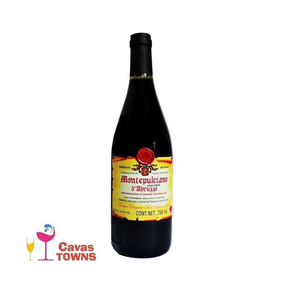 Vino Tinto Altavilla Dragani Montepulciano 2017 750 ml - Cavas Towns Vino Tinto Altavilla Dragani Montepulciano 2017 750 ml - Cavas Towns