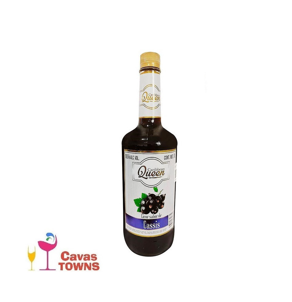 Licor de Cassis Caribbean Queen 1000 ml - Cavas Towns