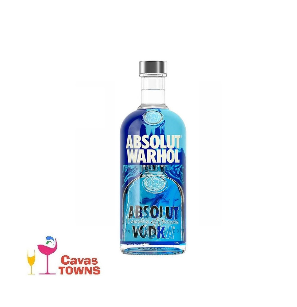 Vodka Absolut Azul Edicion Warhol 750 ml - Cavas Towns Vodka Absolut Azul Edicion Warhol 750 ml - Cavas Towns