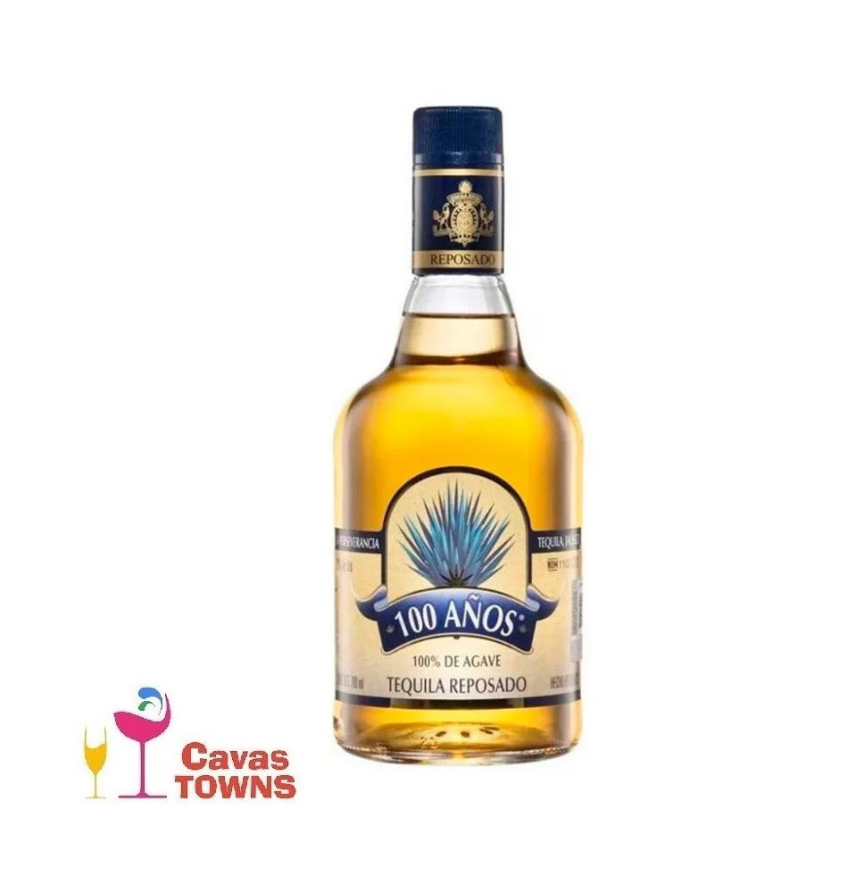 Tequila 100 Años Real Hacienda Reposado 700 ml - Cavas Towns