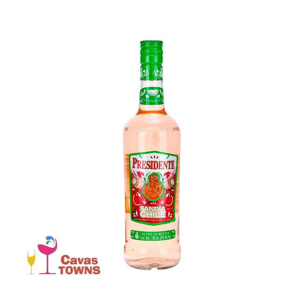 Brandy Presidente Sandia Chile 700 ml - Cavas Towns Brandy Presidente Sandia Chile 700 ml - Cavas Towns