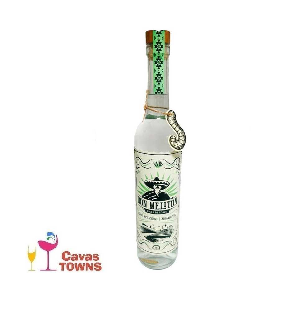 Mezcal Don Meliton con Gusano 750 ml - Cavas Towns