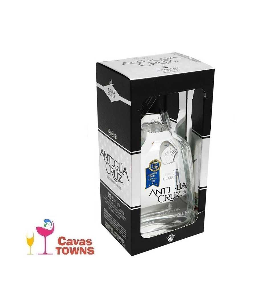 Tequila Antigua Cruz Blanco 750 ml - Cavas Towns