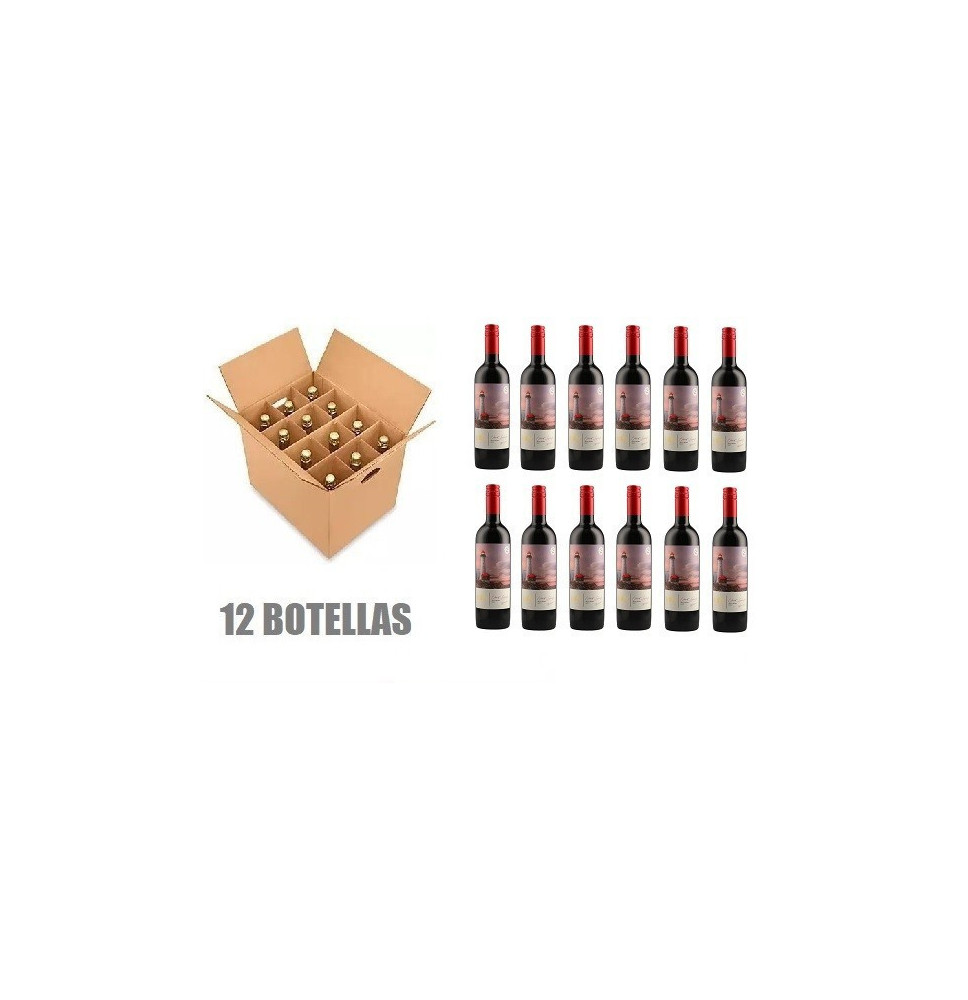 Caja 12 Botellas Vino Lobito de Mar Cabernet Sauvignon 750 ml - Cavas Towns