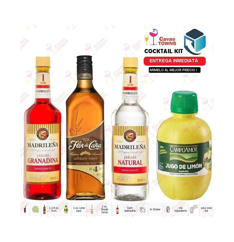 Cocktail Kit 21-1 Receta Recipe - Cavas Towns