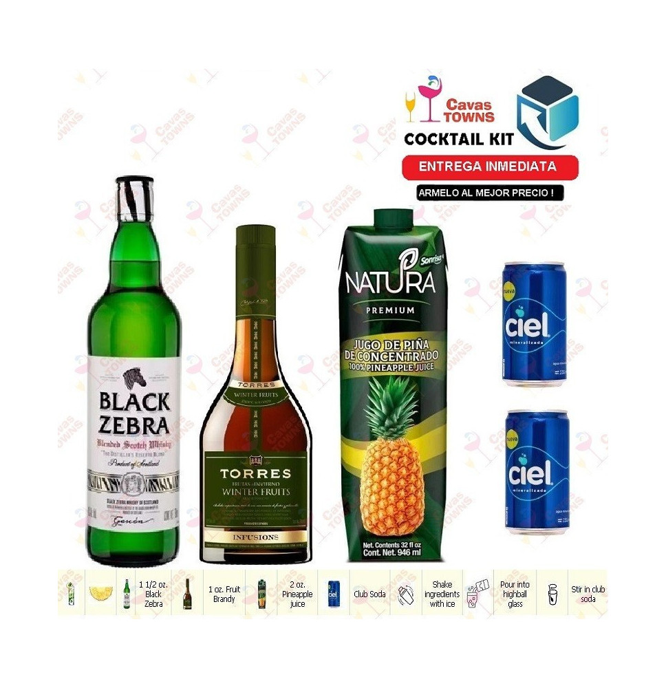 Cocktail Kit 21-3 Receta Recipe - Cavas Towns