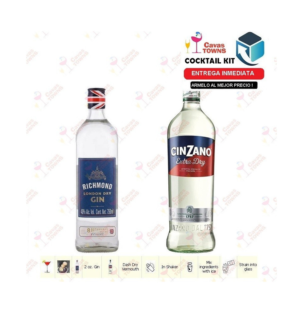 Cocktail Kit Sunset Strip - 1 Receta Recipe - Cavas Towns