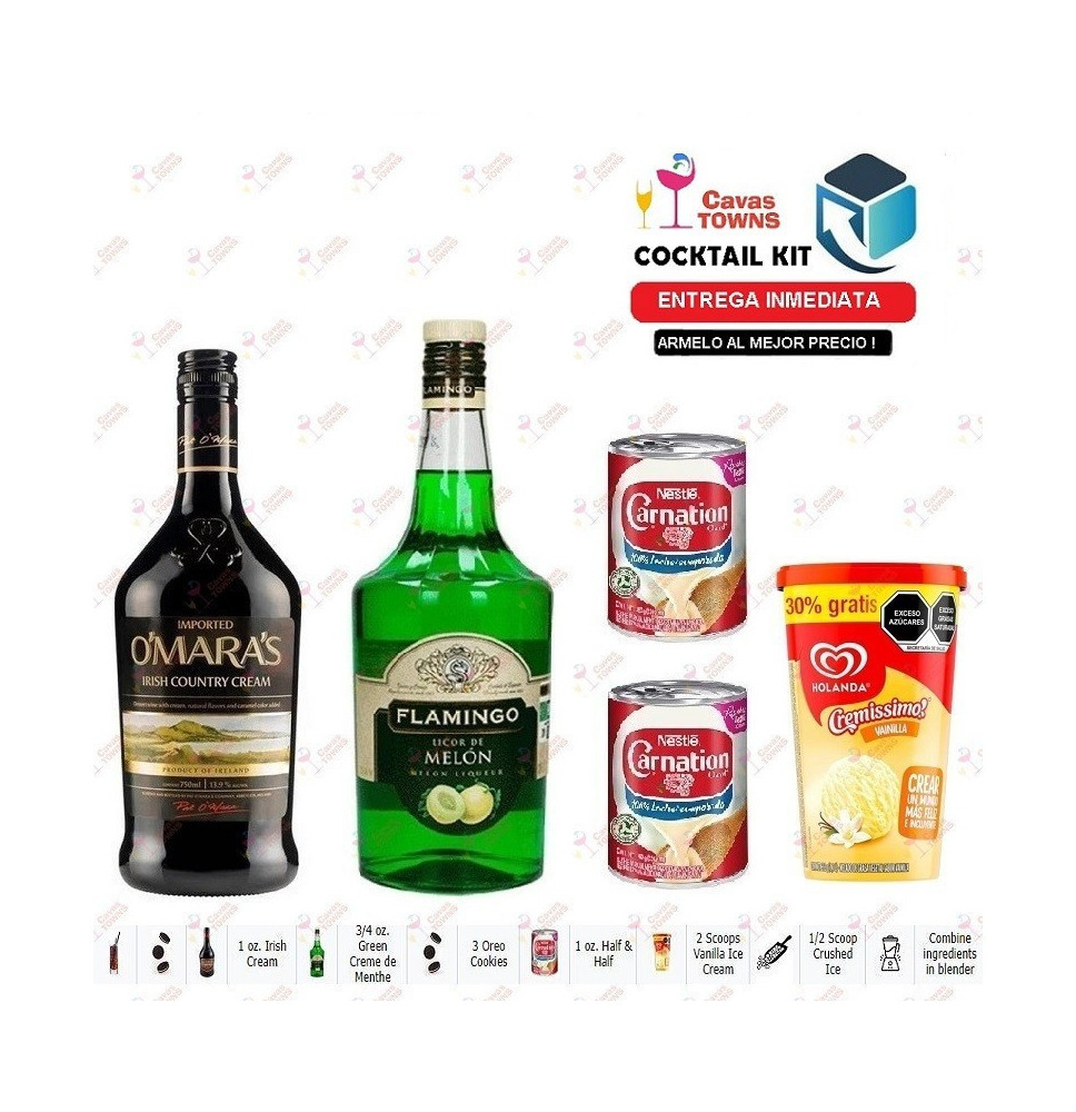 Cocktail Kit Barnamint Baileys Receta Recipe - Cavas Towns