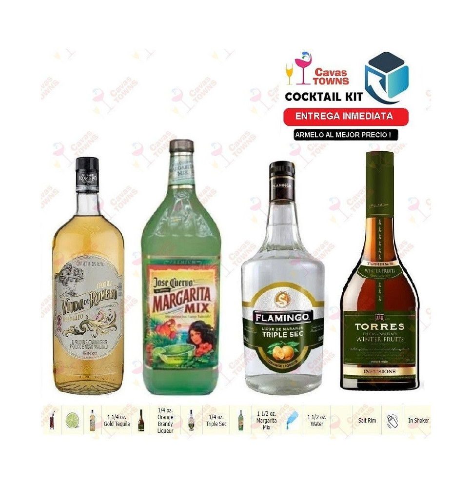 Cocktail Kit Bitter Citrus - 2 Receta Recipe - Cavas Towns